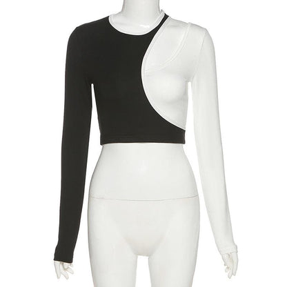Lucky Patch Gothic Crop Top