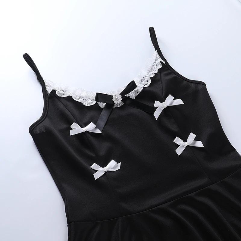 Vintage Bow Lace Dress