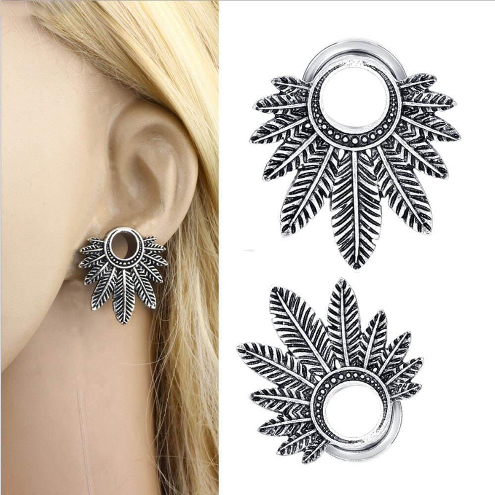 Retro Fan Shaped Ear Tunnel