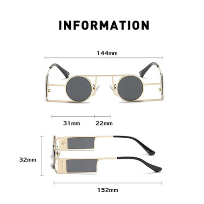 Skylar Round Punk Sunglasses