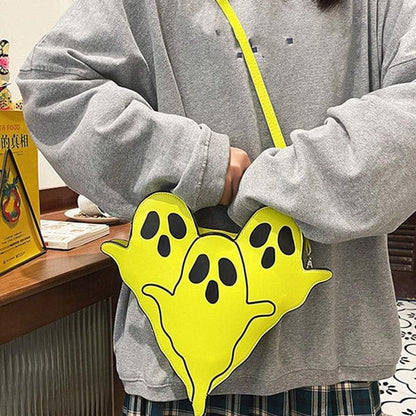 Triple Ghost Crossbody Bag