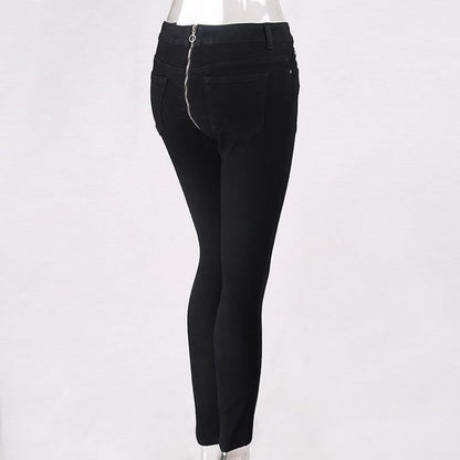 Back Zip Gothic Pants