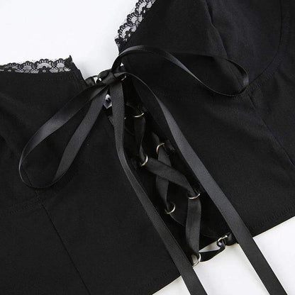 Black Soul Crop Top