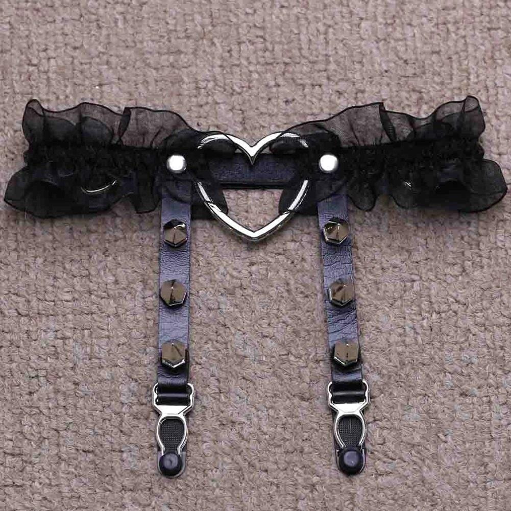 Love Punk Gothic Leg Garter