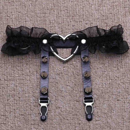 Love Punk Gothic Leg Garter
