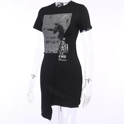 Silent Irregular Punk Dress