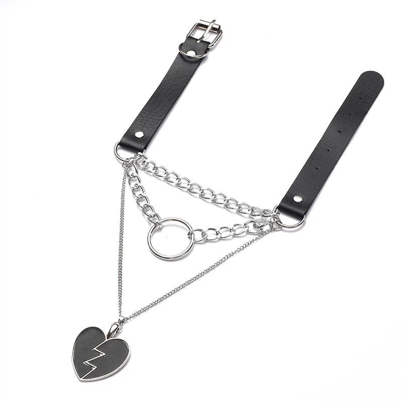 Gothic Chain Choker Necklace