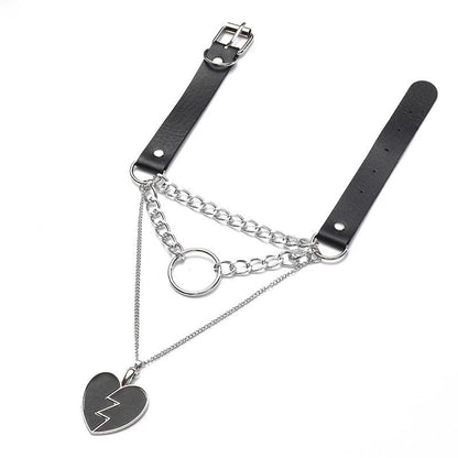 Gothic Chain Choker Necklace