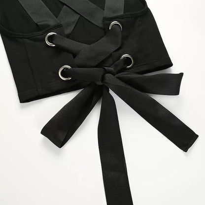 Mina Open Back Crop Top