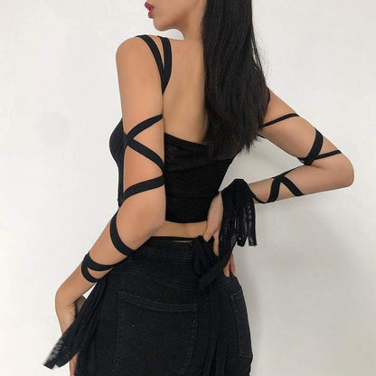Ardetha Aesthetic Crop Top