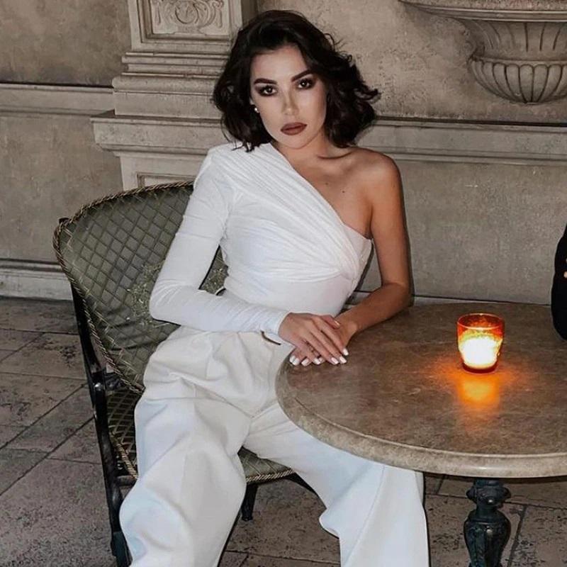 Twist Of Fate One Shoulder Bodysuit