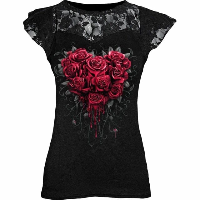 Dream Black Lace Shirt