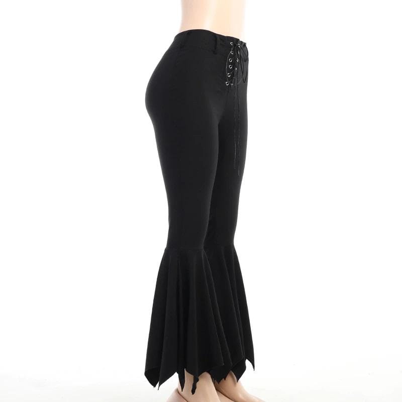 Black Witch Flare Pants