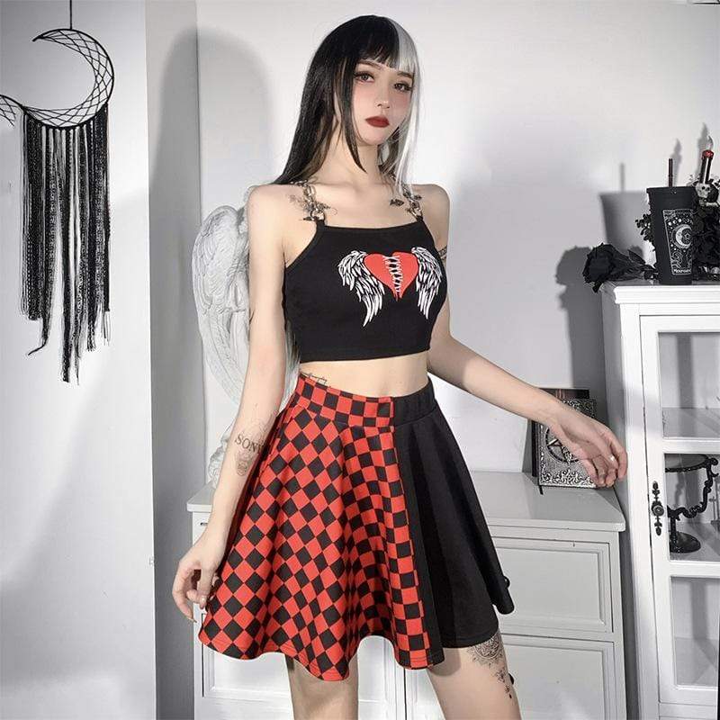 Stitched Heart Crop Top
