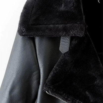 Faux Leather Vintage Jacket