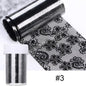 Black Lace Fashion Nail Stickers