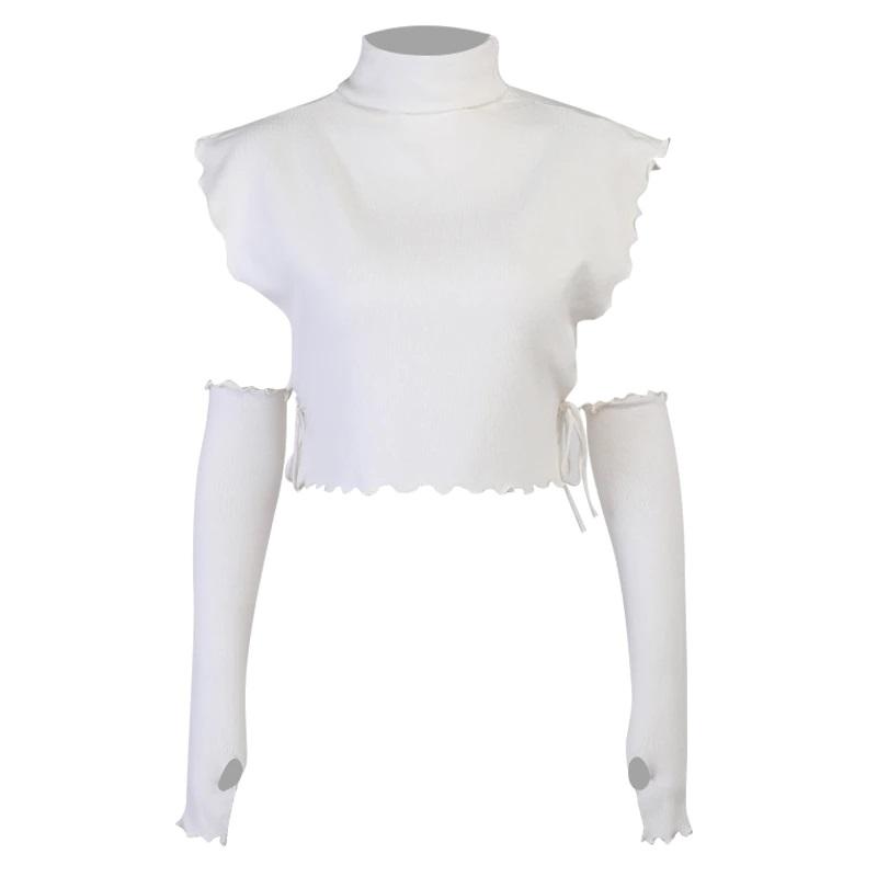 Fleurdelice Turtleneck Crop Top