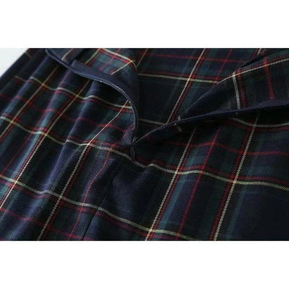 Detention Chic Plaid Mini Skirt
