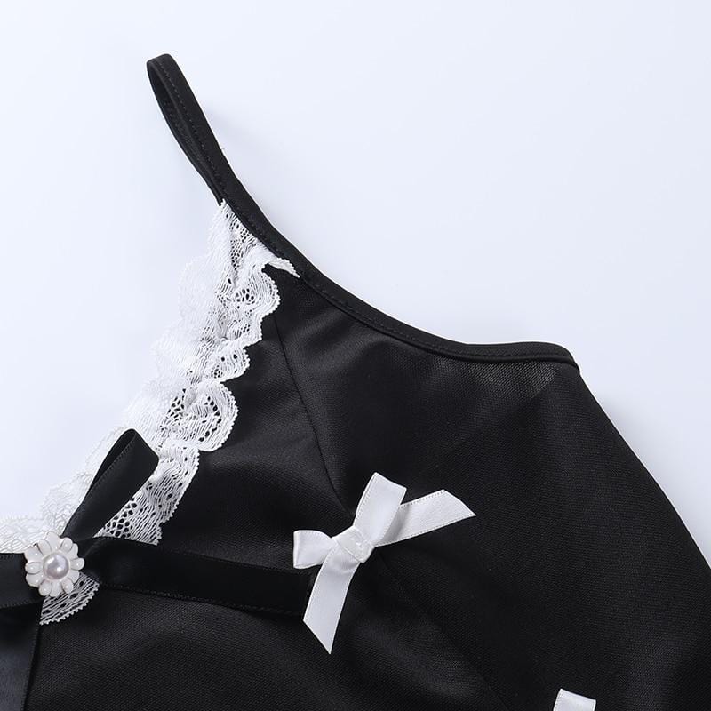 Vintage Bow Lace Dress