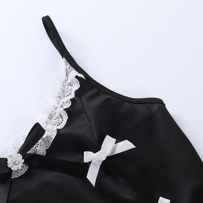 Vintage Bow Lace Dress