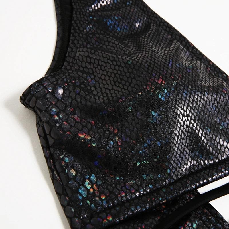 Cheeky Backless Retro Swimsuit