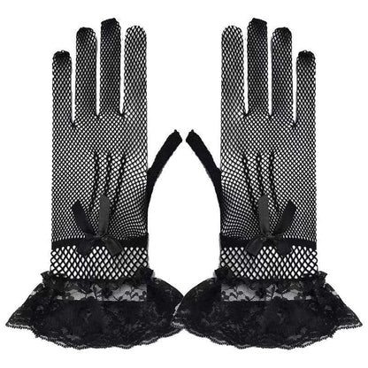 Mesh Gothic Sweet Gloves