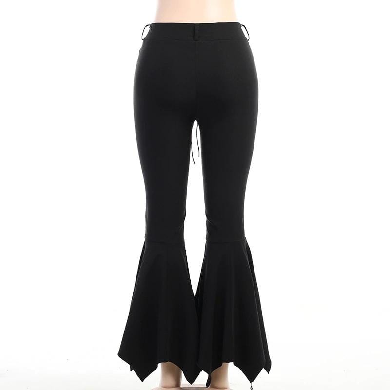 Black Witch Flare Pants