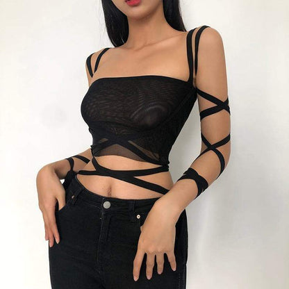 Ardetha Aesthetic Crop Top