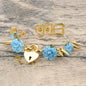 Lolita Floral Heart Lock Choker