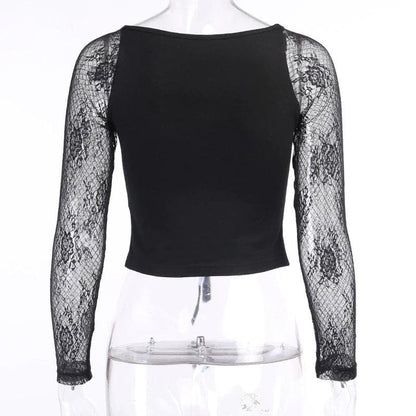 Gothic Lolita Tragic Crop Top