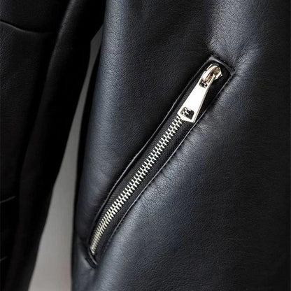 Faux Leather Vintage Jacket