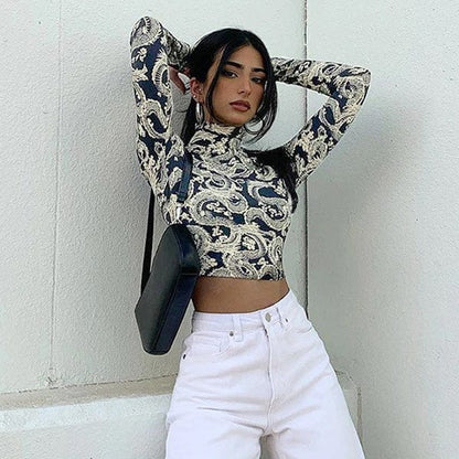 Dragon Soul Printed Crop Top