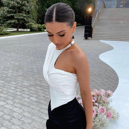 Twist Of Fate One Shoulder Bodysuit