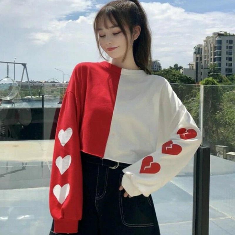 Double Trouble Heart Sweater