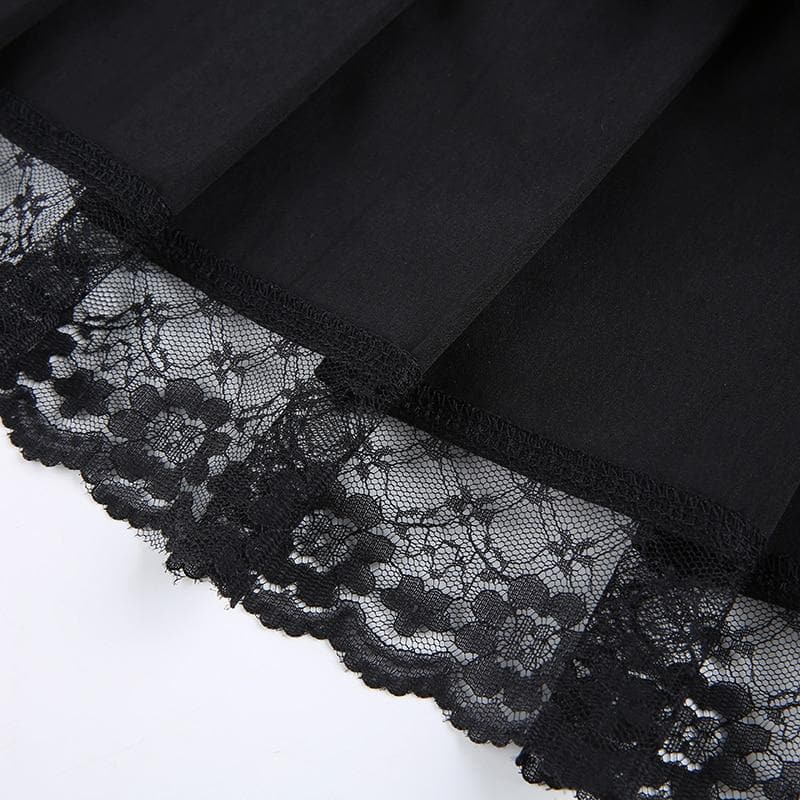 Sweet Gothic Academia Skirt