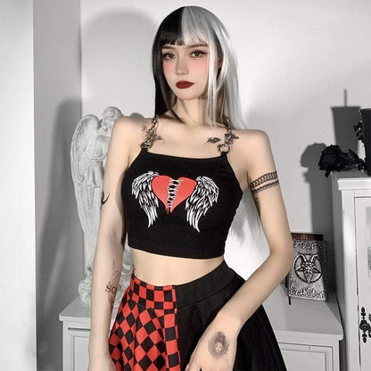 Stitched Heart Crop Top