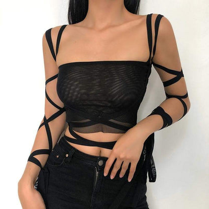 Ardetha Aesthetic Crop Top