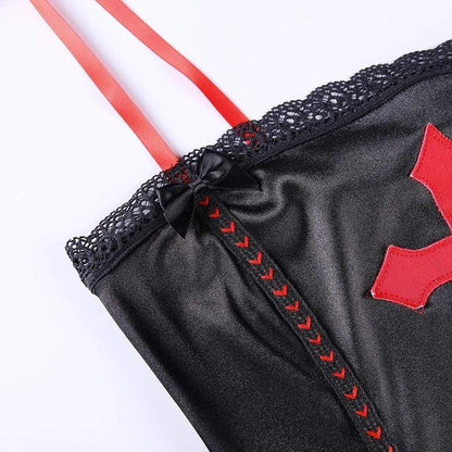 Blood Cross Vintage Mini Dress
