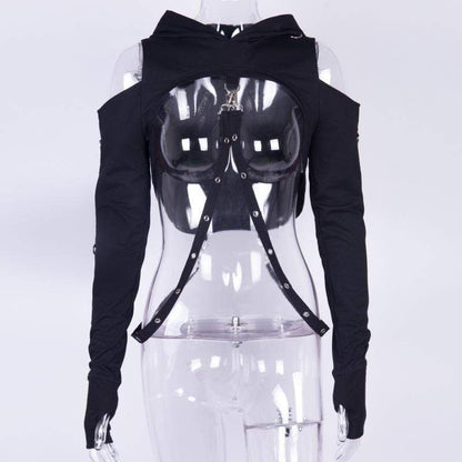 Beast Mode off shoulder Hoodie
