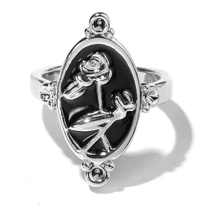 Vintage Black Cocktail Rings