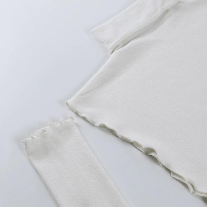 Fleurdelice Turtleneck Crop Top