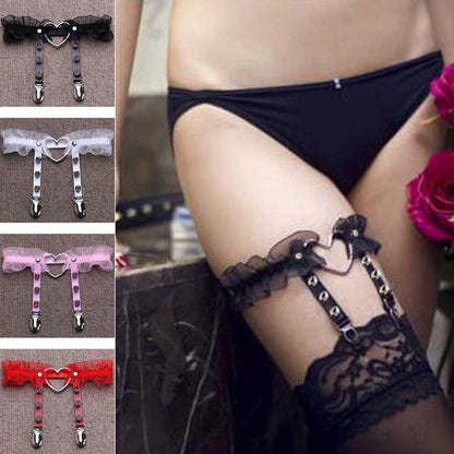 Love Punk Gothic Leg Garter