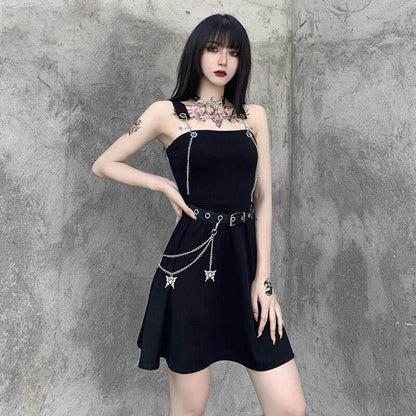 Wilderness Chain Mini Dress