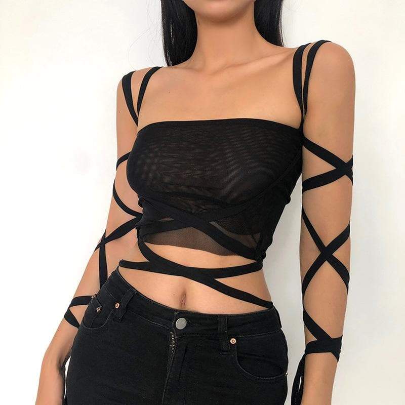 Ardetha Aesthetic Crop Top