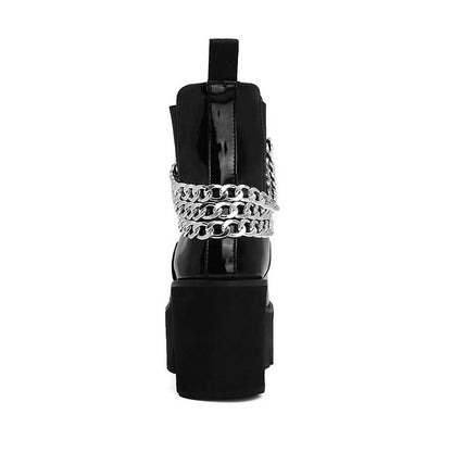 Exclusive Gothic Punk Chain Boots