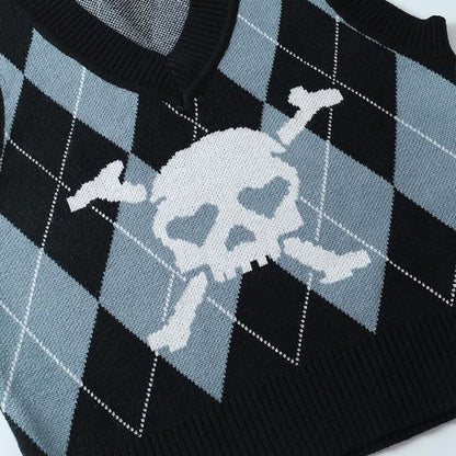 After Death Knitted Sweater Vest