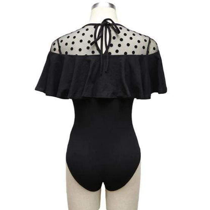 Polka Mesh Bodysuit