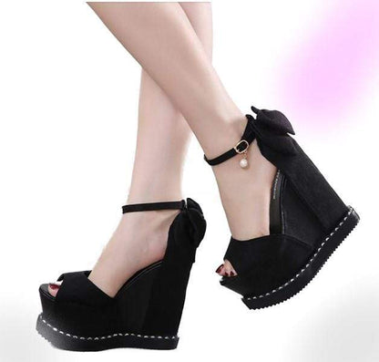 Glam Packed Wedge Sandals