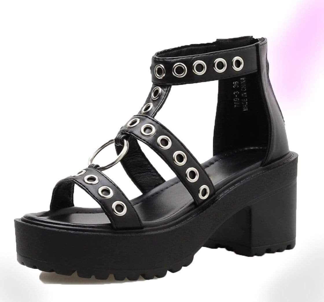 Gothic Rivet Sandals
