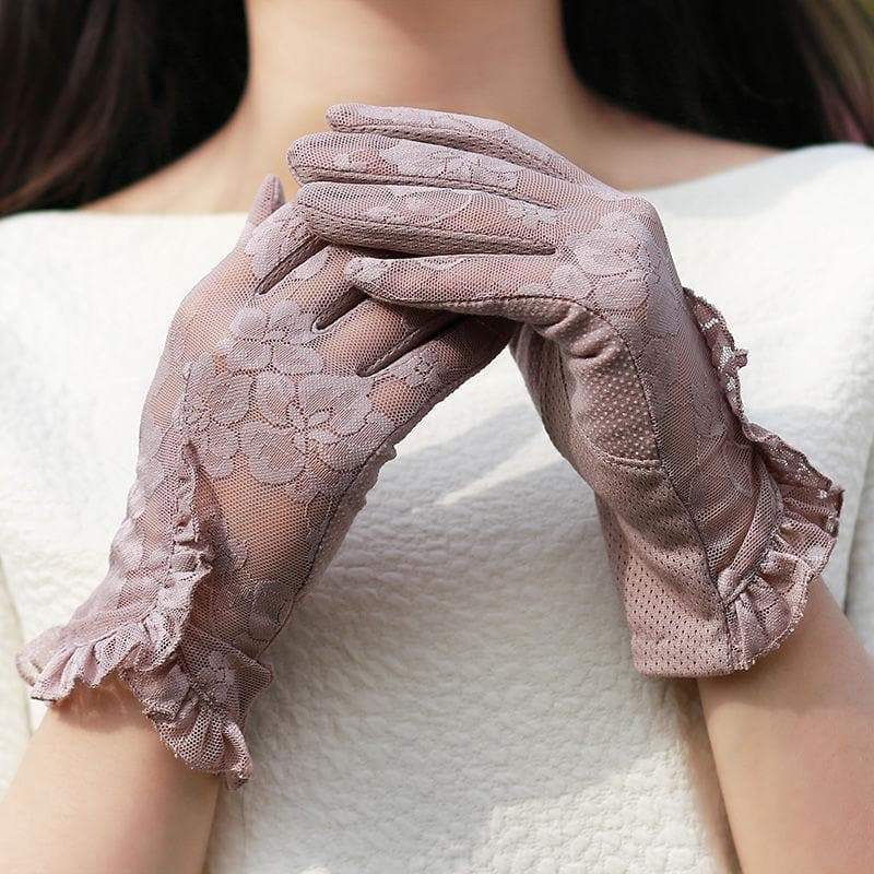 Lotus Steampunk Gloves